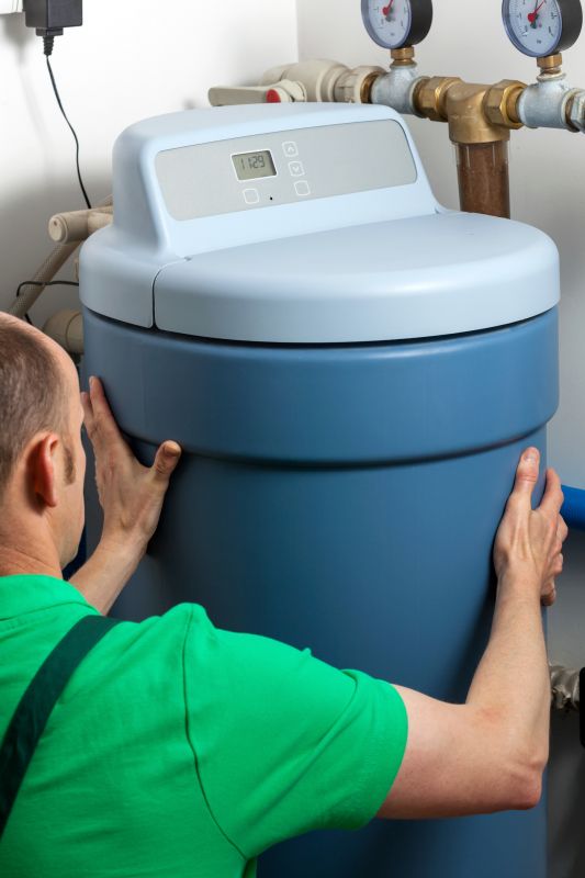 Water Softener System in Utility Space